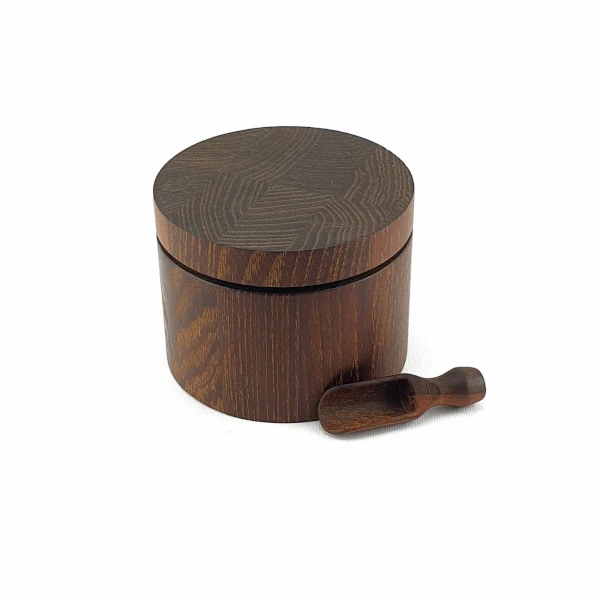 Spice bowl, Acacia wood 90x70mm-3