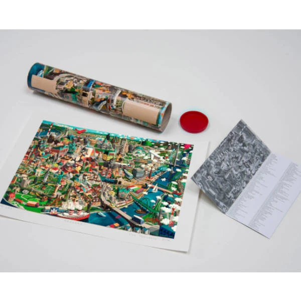 PRINTON PAPER 30x42cm - CITY OF BELGRADE-2