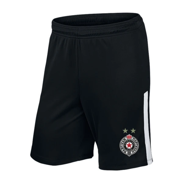 FK PARTIZAN BLACK SHORTS - REPLICA-1