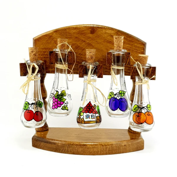 Set Of 5 cokanjs (chock glass for serbian brandy rakija)-1