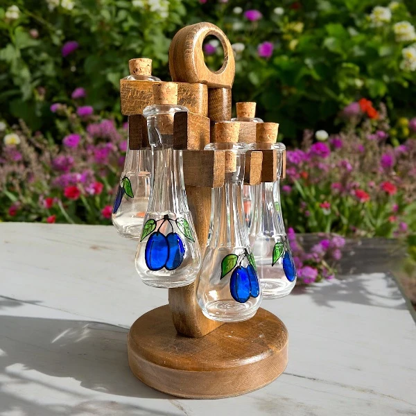 Set of 6 cokanjs (chock glass for serbian brandy rakija)-3