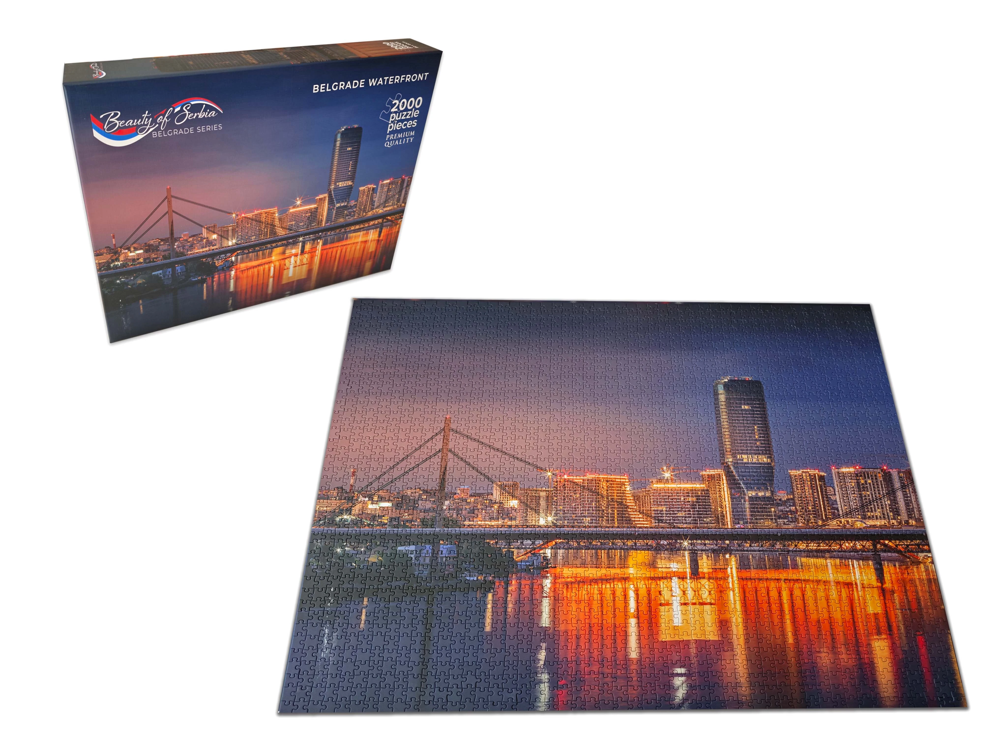 PUZZLE BELGRADE ON THE WATER - 2000 PIECES-1
