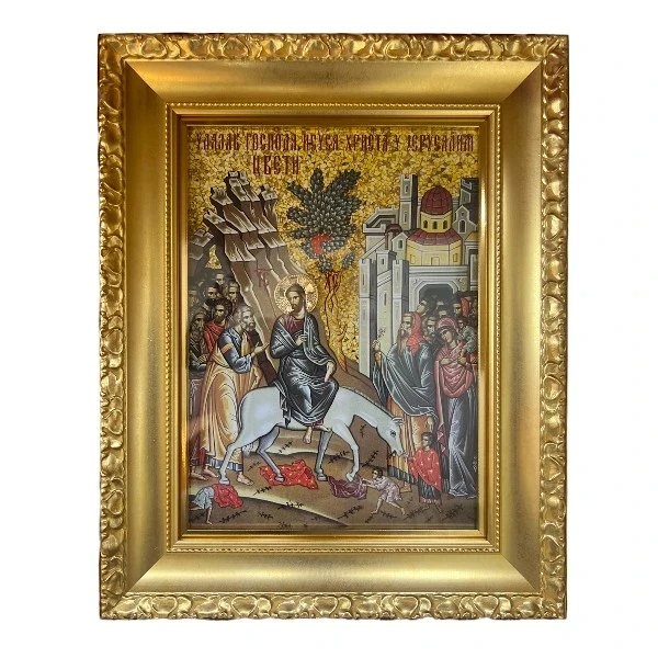 SLAVIC ICON FLOWERS 41 X 33-1