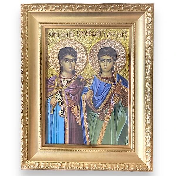 Slava Icon Saints Sergius and Bacchus 41x33-3