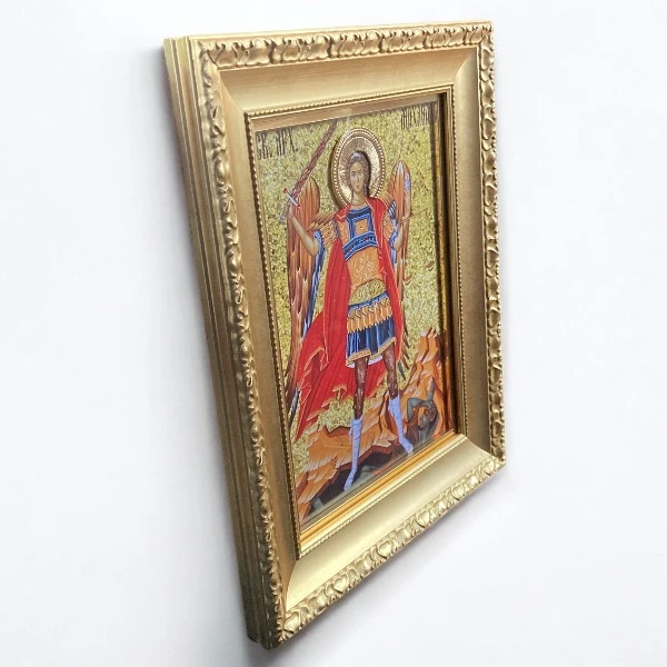 SAINT ARCHANGEL MICHAEL SLAVA ICON 41 x 33-3