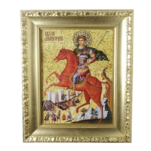SAINT DIMITRIJE SLAVA ICON 41x33-2
