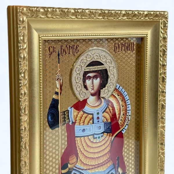 Sveti velikomucenik Georgije luksuzna ikona za krsnu slavu serbianshop - 41 x 33 cm-3