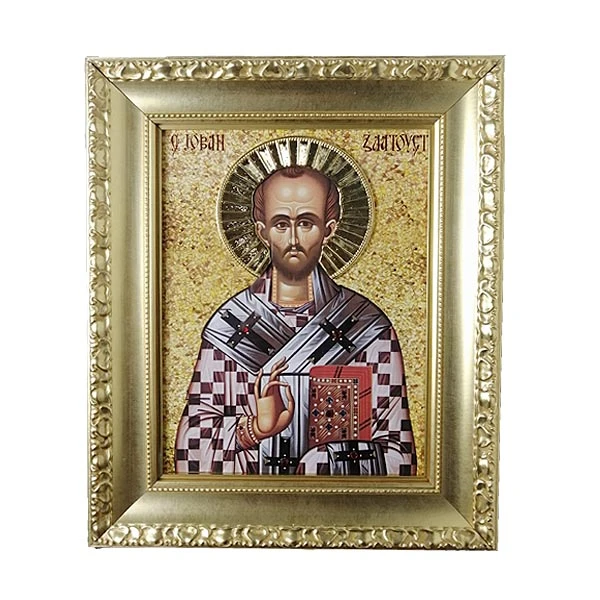 SLAVA ICON OF SAINT JOHN CHRYSOSTOM-1