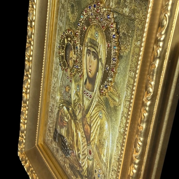 SLAVA ICON OF THE HOLY MOTHER OF GOD - TROJERUCICA -2
