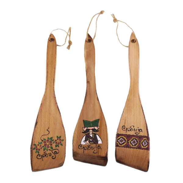 SET OF PAINTED SPATULAS-3