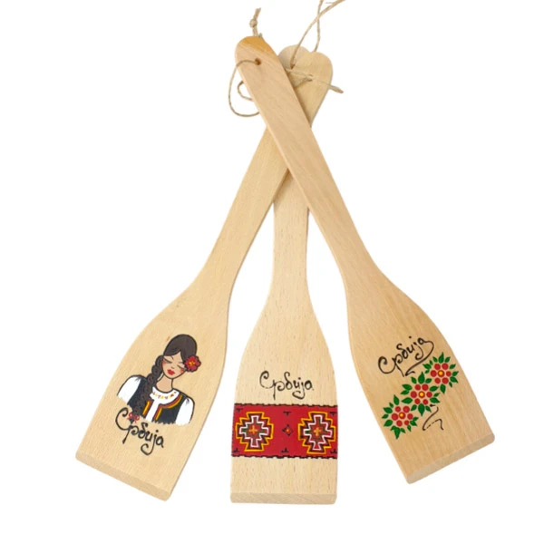 SET OF PAINTED SPATULAS-2