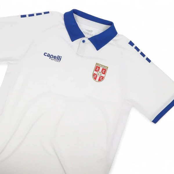 Serbia away jersey 2025-26 soccer replica white SerbianShop-3