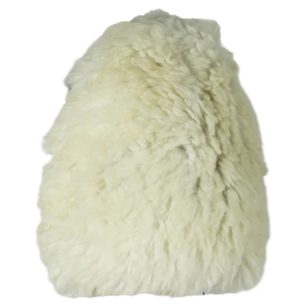 Shubara - white, winter hat, natural fur-1
