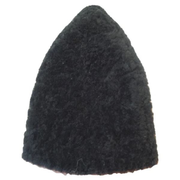 Shubara - black, winter hat, natural fur-1