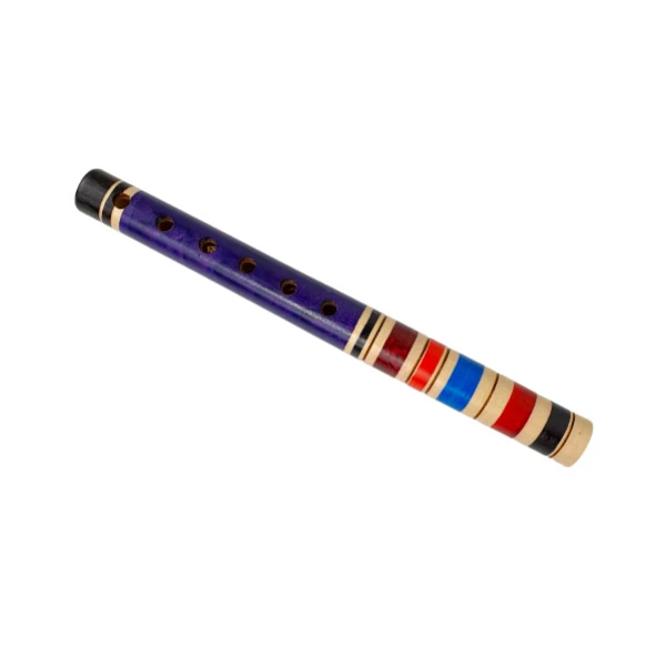 WOODEN FLUTE FROM SERBIA (PURPLE COLOUR)-1