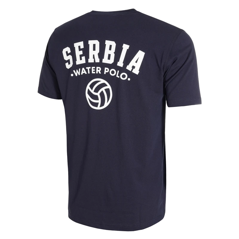 T-SHIRT SERBIAN  WATER POLO TEAM, KEEL, NAVY BLUE-3