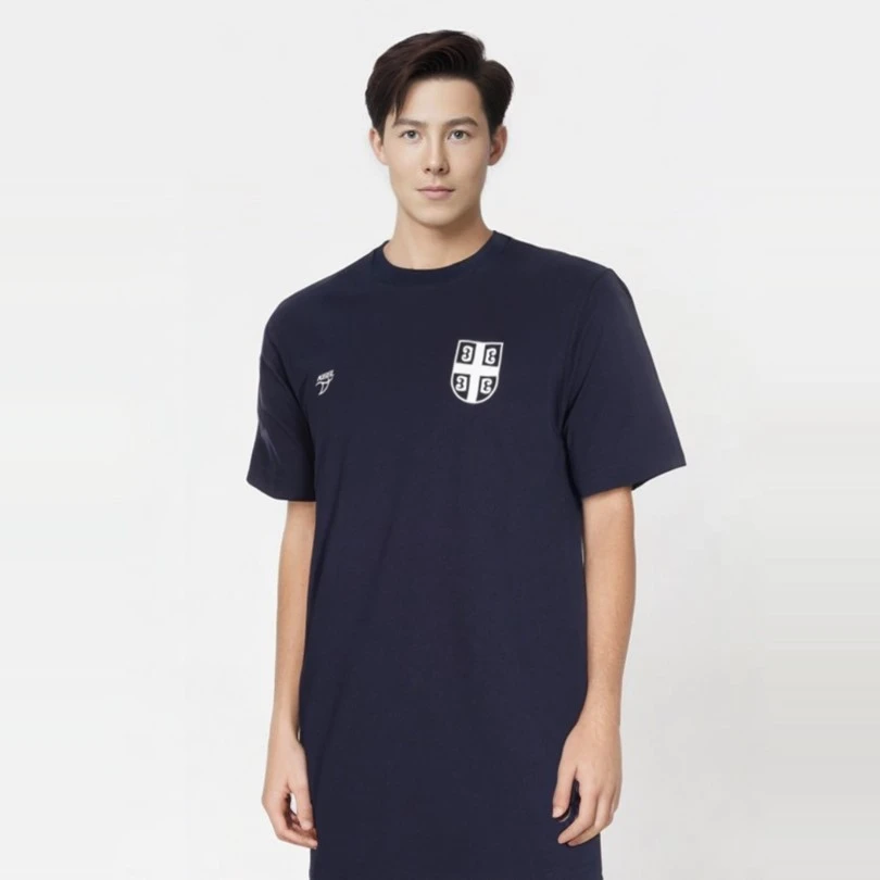 T-SHIRT SERBIAN  WATER POLO TEAM, KEEL, NAVY BLUE-2