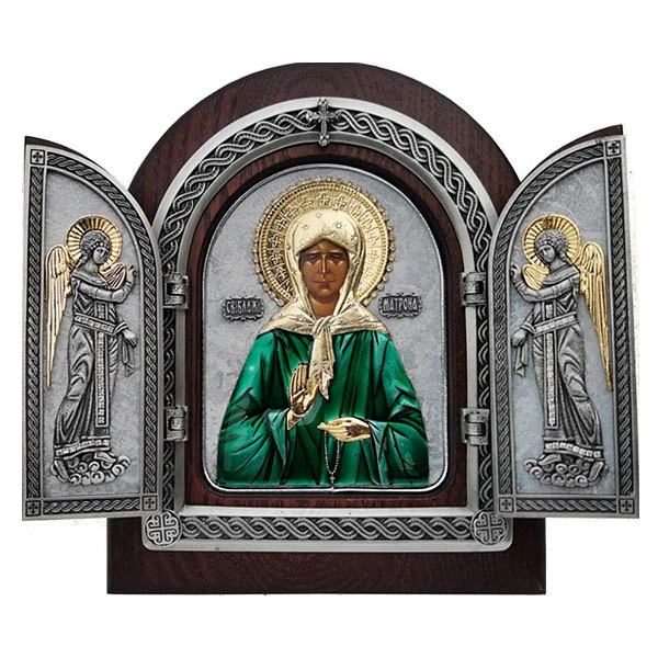 TRIPTYCH SAINT MATRONA 22 X 18-2