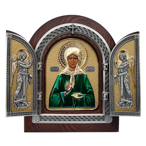 TRIPTYCH SAINT MATRONA 22 X 18-1