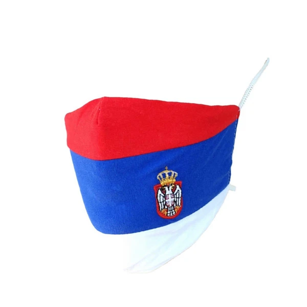 Maska trobojka Srbija,beli Grb,ukrasne Korona Maske,corona-1