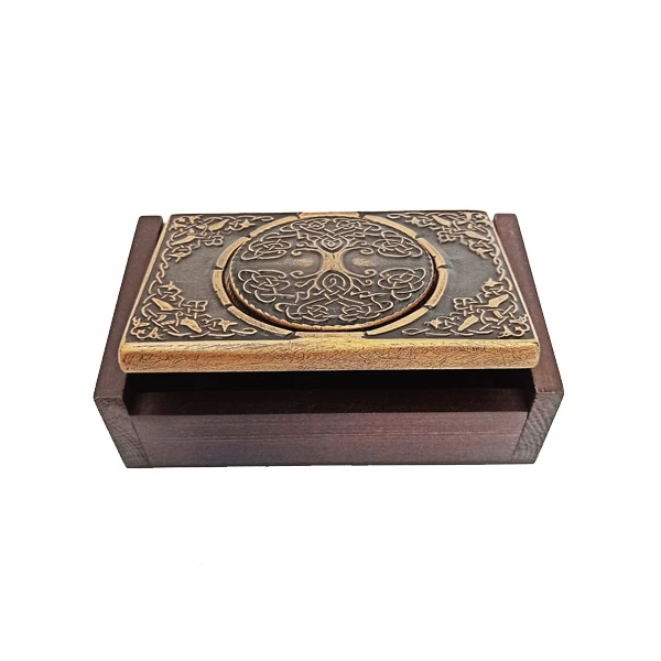 DECORATIVE BOX LARGE - TREE OF LIFE - SLAVIC MYTHOLOGY-3