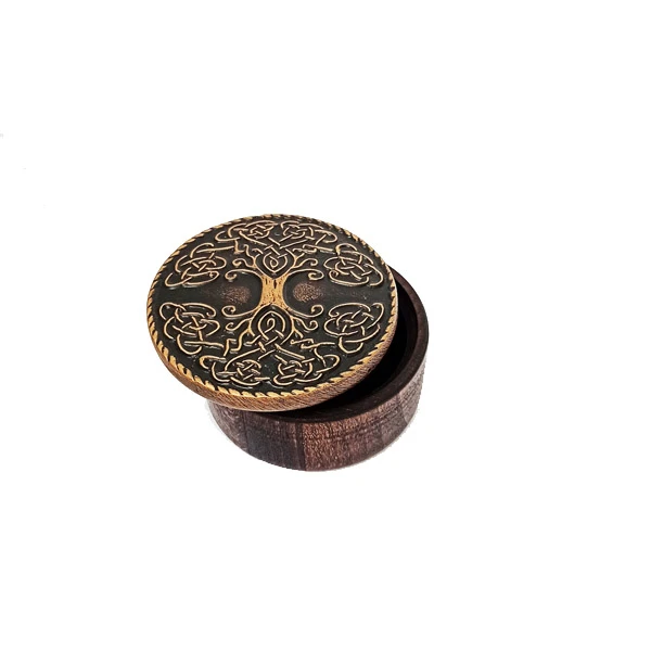 SMALL ORNAMENTAL BOX - TREE OF LIFE - SLAVIC MYTHOLOGY-3