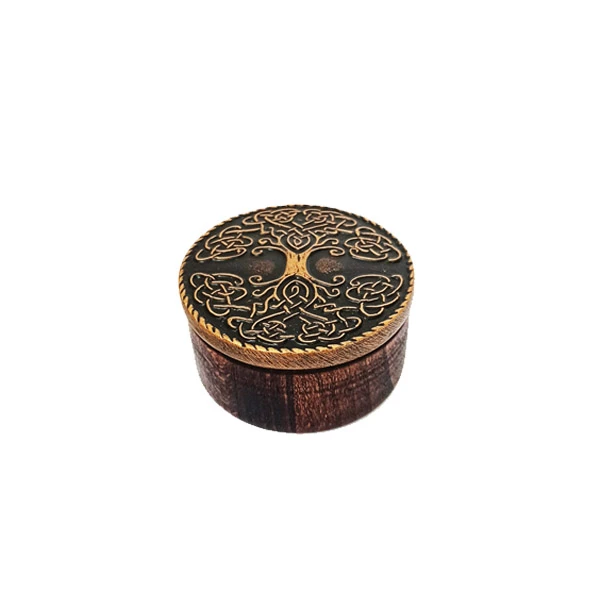 SMALL ORNAMENTAL BOX - TREE OF LIFE - SLAVIC MYTHOLOGY-2