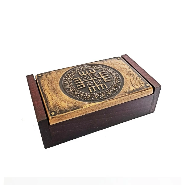 LARGE ORNAMENTAL BOX OF THE HAND OF GOD - SLAVIC MYTHOLOGY-1