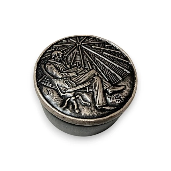 DECORATIVE BOX TESLA SMALL SILVER-2