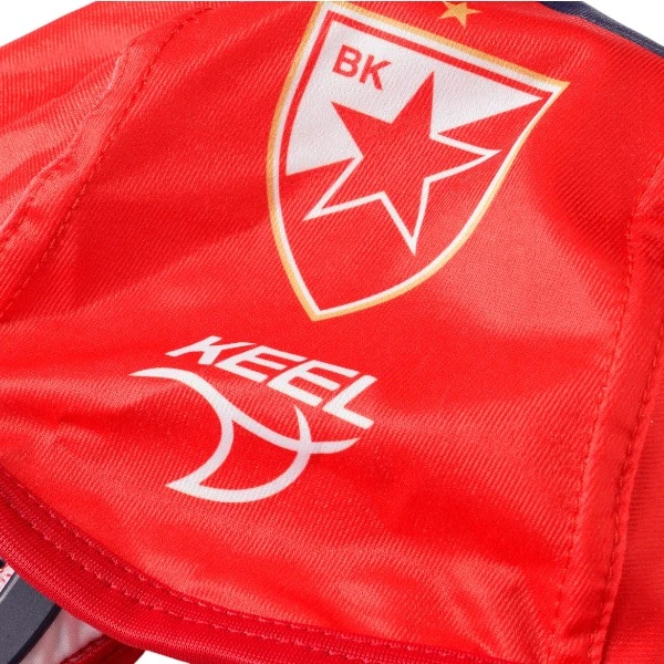 Vaterpolo kapica Crvena zvezda teget boja, Keel brend, pogled sa strane sa brojem 10.-3