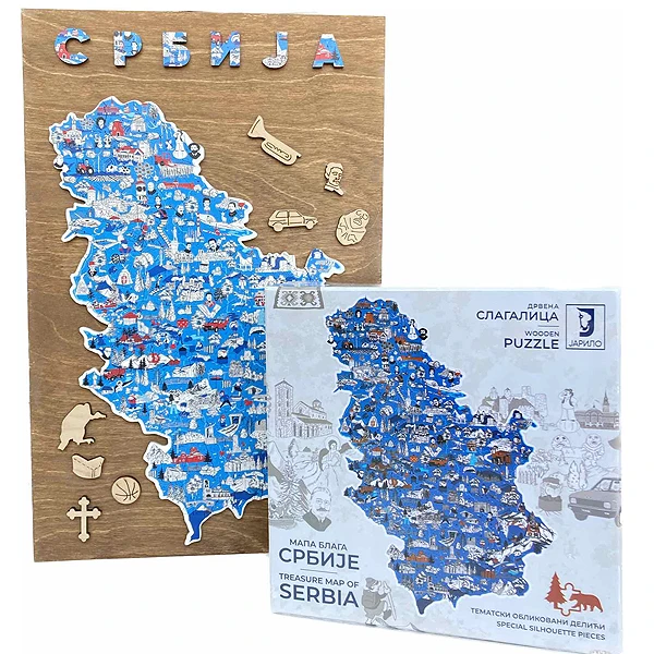 VELIKA DRVENA SLAGALICA - MAPA BLAGA SRBIJE-2