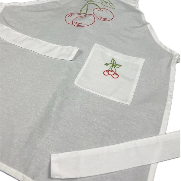 EMBROIDERED APRON - FRUIT-6