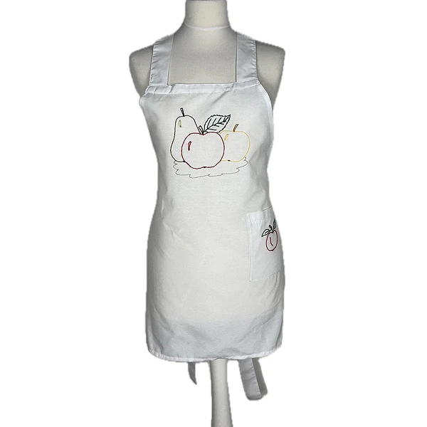EMBROIDERED APRON - FRUIT-5