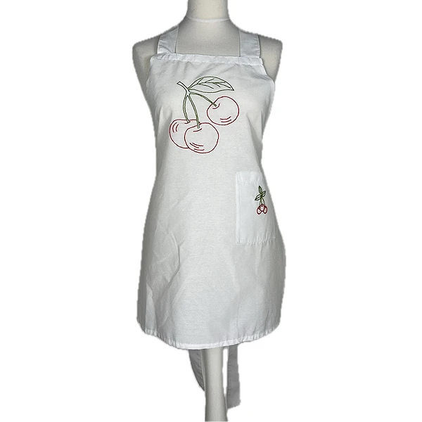 EMBROIDERED APRON - FRUIT-1