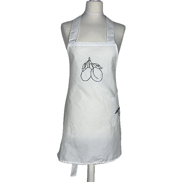 EMBROIDERED APRON - FRUIT-4