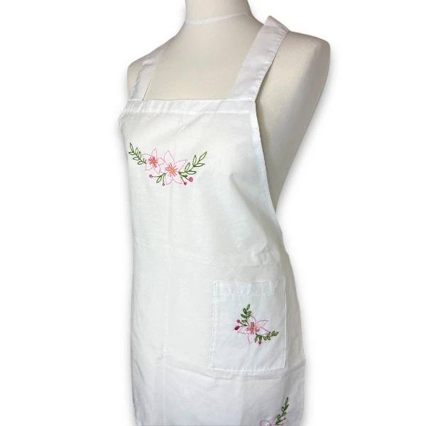 EMBROIDERED APRON - FRUIT-1