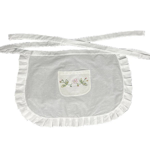 EMBROIDERED APRON - FLOWER-5