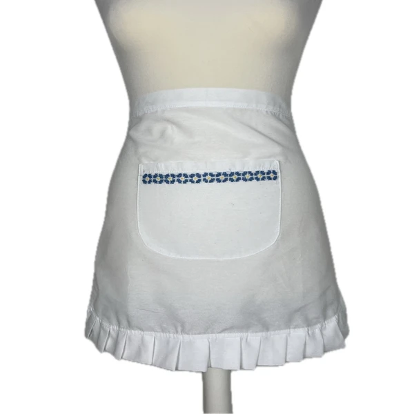 EMBROIDERED APRON - FLOWER-4