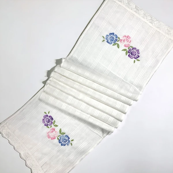  EMBROIDERED TOWEL - FLOWERS | SERBIANSHOP.COM-1