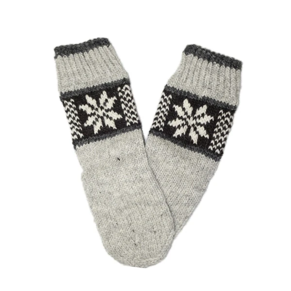 WOOL SOCKS GREY Sirogojno-1