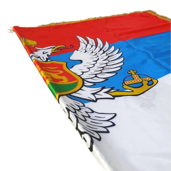 Zastava Kraljevine Crne Gore - Saten - 120x80cm-2