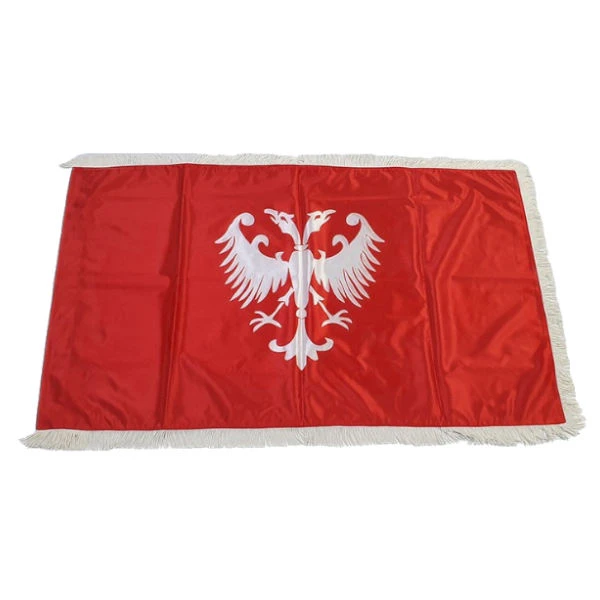 Zastava Nemanjića - Saten Crvena - 120x80cm-1