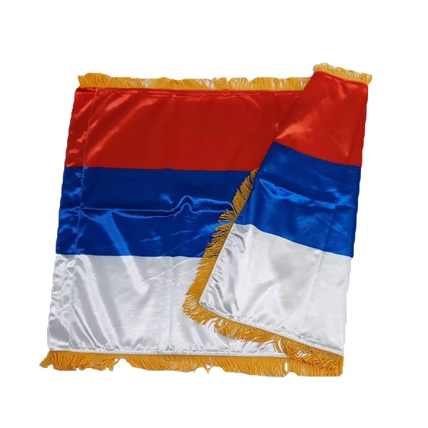 Zastava Srbije Narodna - Saten - 120x80cm-2