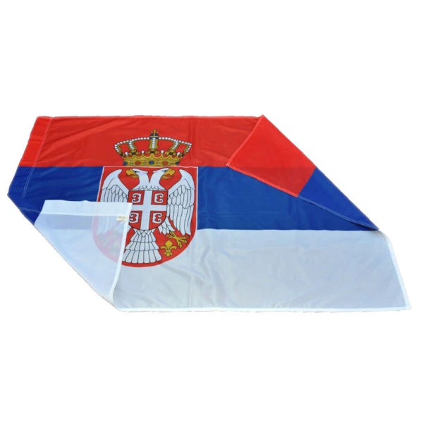 Serbian Flag - Polyester - 40x26 cm-2