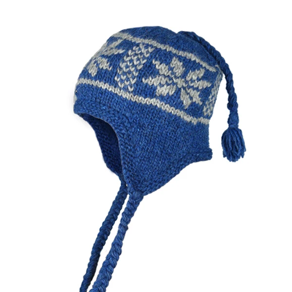 WINTER CAP BLUE - NORDIC MOTIFS Sirogojno-1