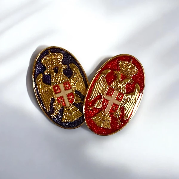 METAL BADGE- NEW BLAZON OF SERBIA-2