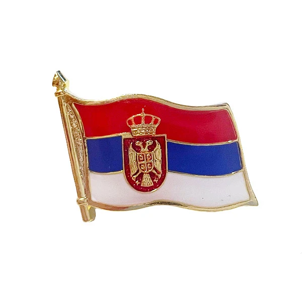 BADGE - FLAG OF SERBIA-1