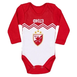 Baby Long Sleeve Bodysuit FKCZ -Red Star Belgrade