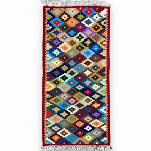 New model hand-woven kilim 100x50 SerbianShop wool