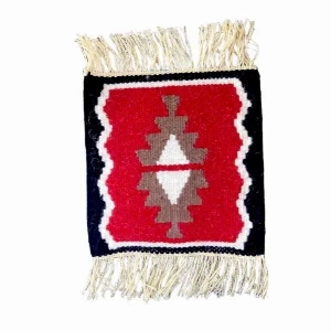 KILIM - hand-woven with ethnic motifs 20x20 cm VII